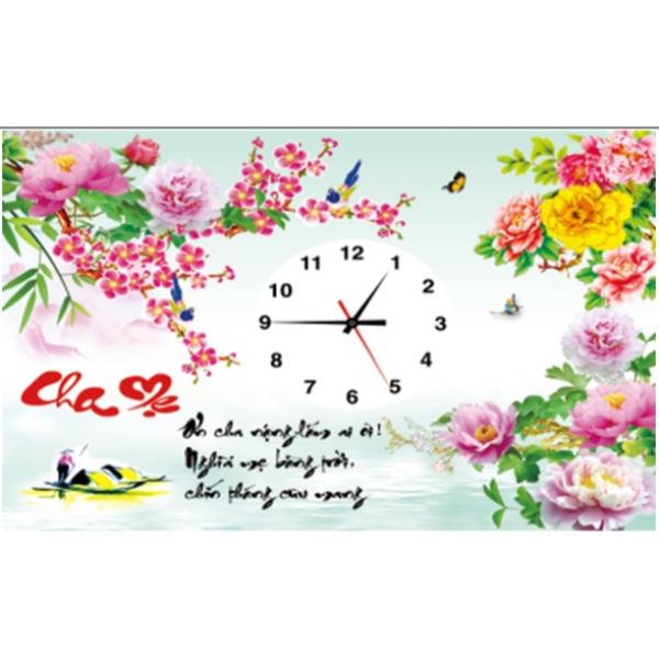 Tranh Đính Đá Ơn Cha Mẹ