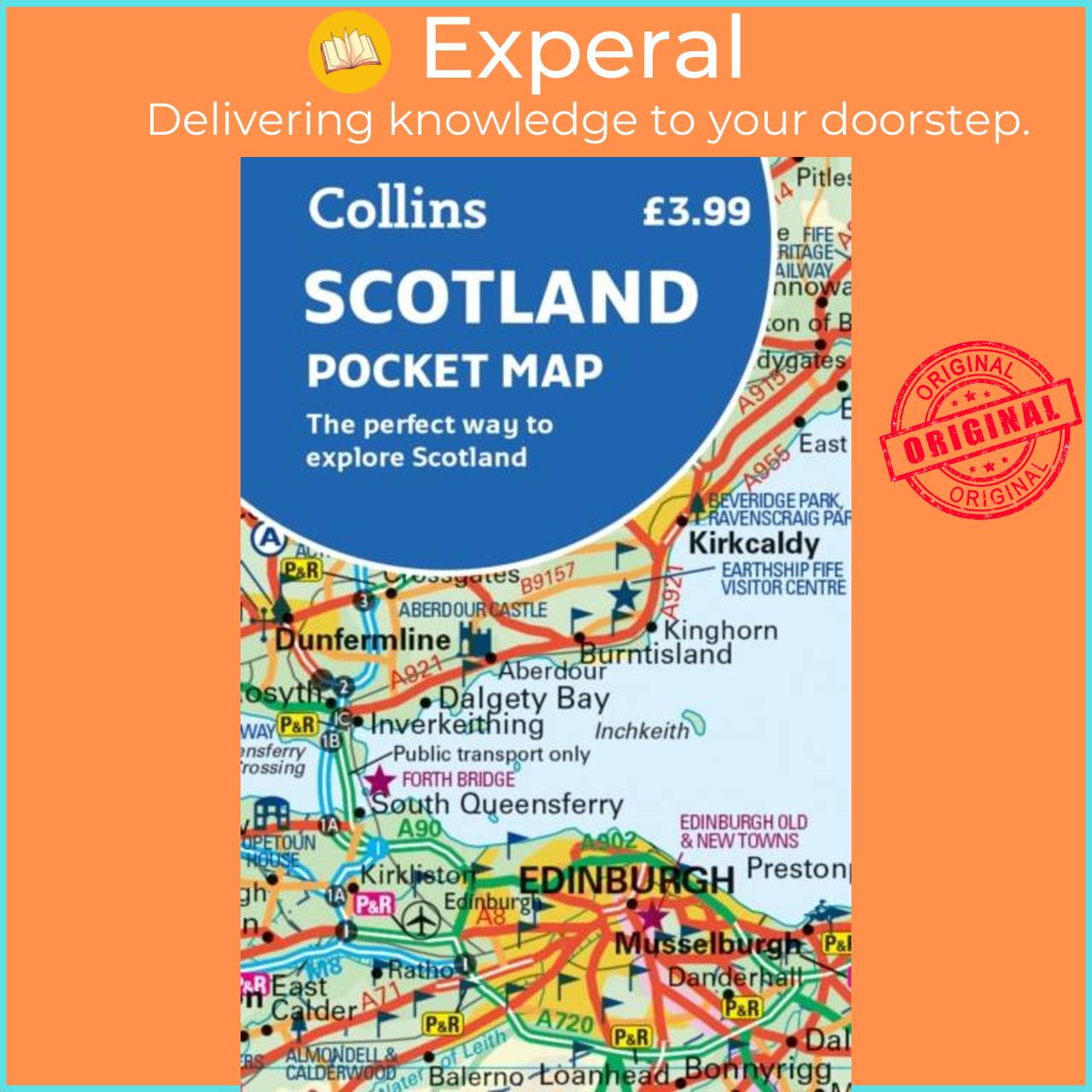 Sách - Scotland Pocket Map - The Perfect Way to Explore Scotland by Collins Maps (UK edition, paperback)