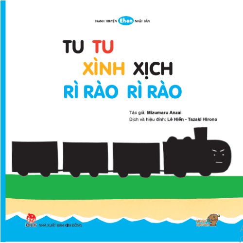 &quot;Tu Tu Xình Xịch&quot; - Combo 2 cuốn Ehon Nhật Bản kích thích phát triển giác quan cho trẻ từ 0-3 tuổi - Mọt sách Mogu. Bao gồm: Tu tu xình xịch rì rào rì rào, Tu tu xình xịch.