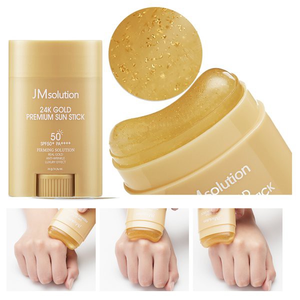 Kem chống nắng JM SOLUTION SPF50 Dạng sáp lăn(Chiết Xuất Vàng 24k Gold)