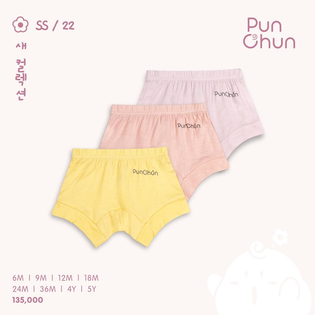 Set 3 quần bom Punchun cho bé trai, bé gái 9m - 5Y - Set bé gái