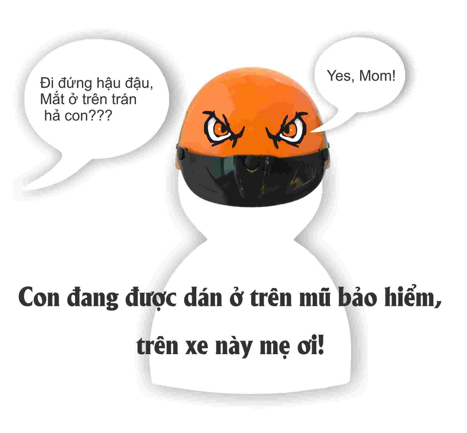 Decan đôi mắt trang trí xe máy, sticker đôi mắt kích thước nhỏ dán gương ô tô, xe máy, điện thoại, mũ bảo hiểm...
