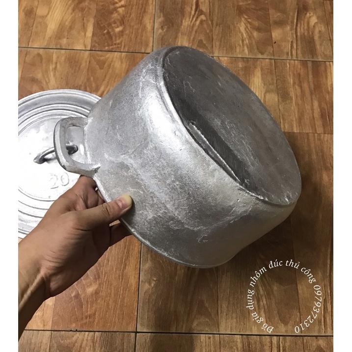 NỒI GANG ĐÚC THỦ CÔNG LÀNG NGHỀ SỐ 20 ( ĐK 28CM )