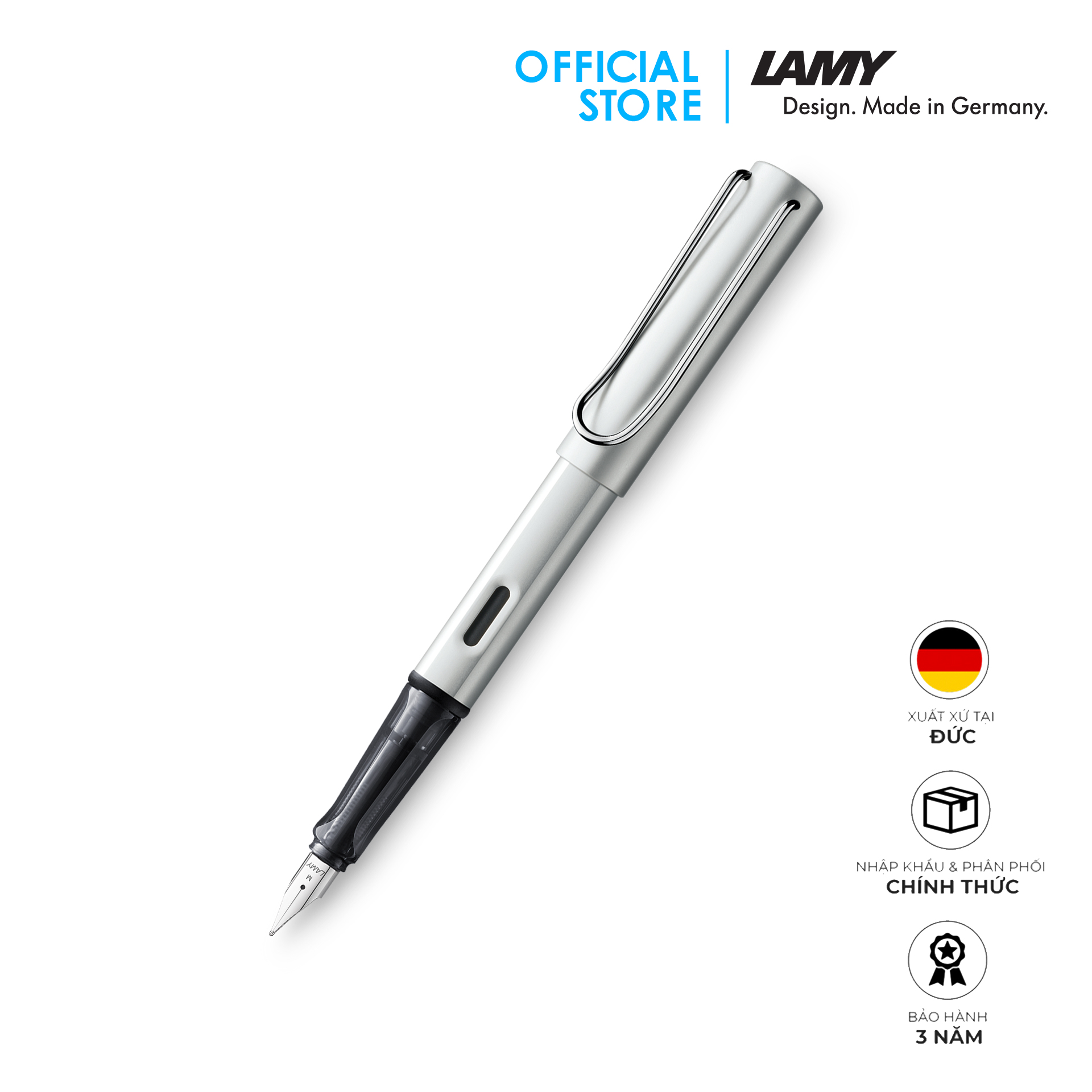 Bút máy LAMY al-star white silver