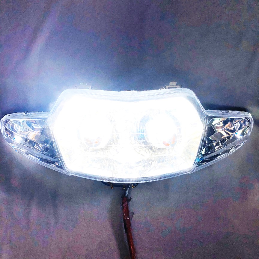 Đầu Đèn Wave 2002 gắn đèn LED H4