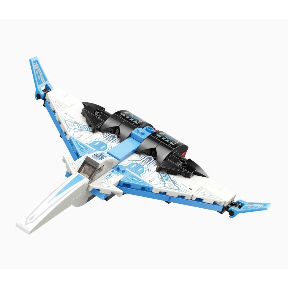 Đồ chơi - QMAN - 41106 Bộ đồ chơi xếp hình mô hình Chiến binh thiên hà (KT 3.5x2.5x9cm)