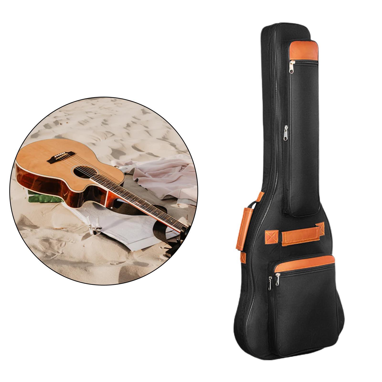 Electric Guitar Bag Backpack Acoustic Guitar Case Oxford Cloth Waterproof