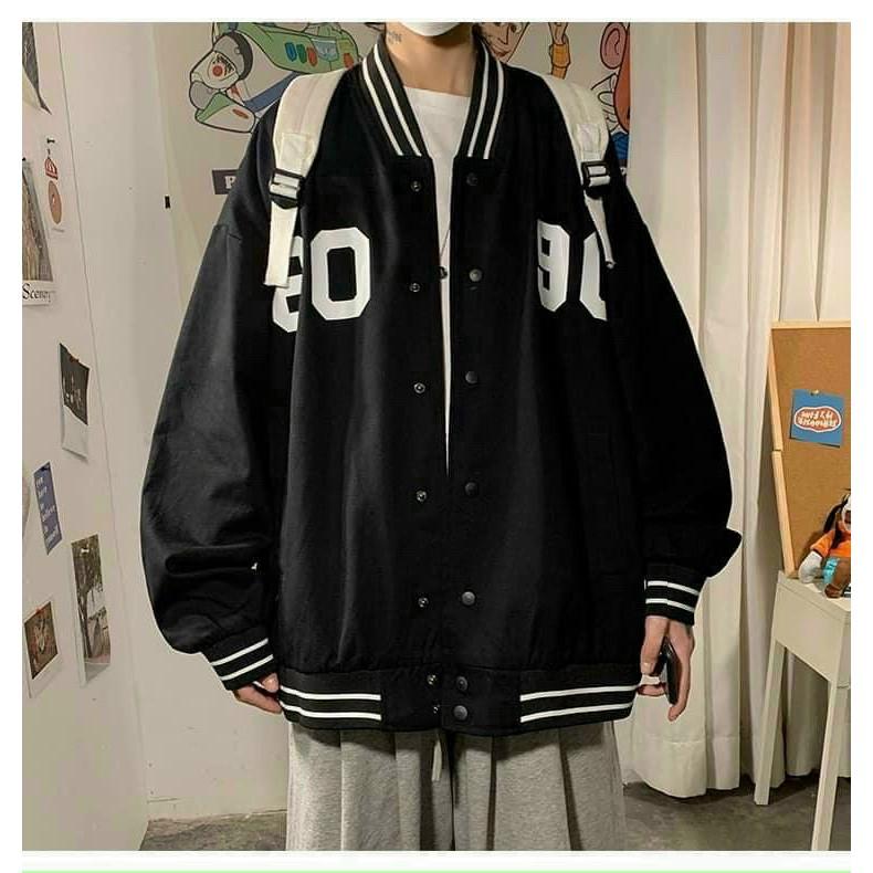 Áo Khoác Dù Kiểu Bomber 2 lớp in Số 8092 Ngầu