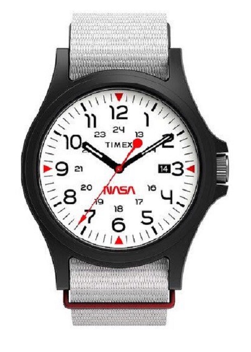 Đồng hồ Unisex Timex Acadia X NASA TW2T92700 - Trắng