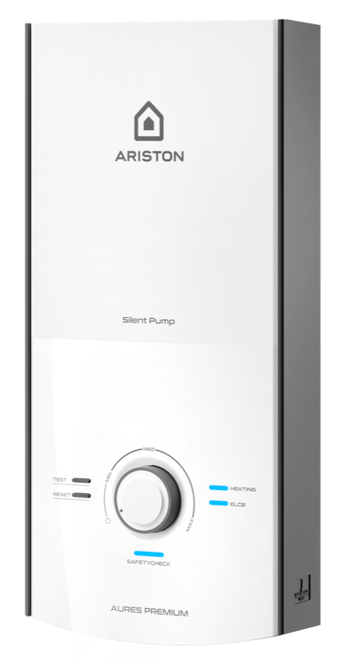 MÁY NÓNG TẮM TRỰC TIẾP ARISTON AURES PREMIUM 4.5P IVORY - Hàng chính hãng