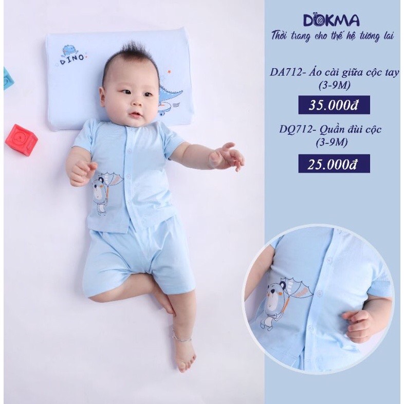 DB712 Bộ cộc tay cài giữa Dokma ( 3-9M