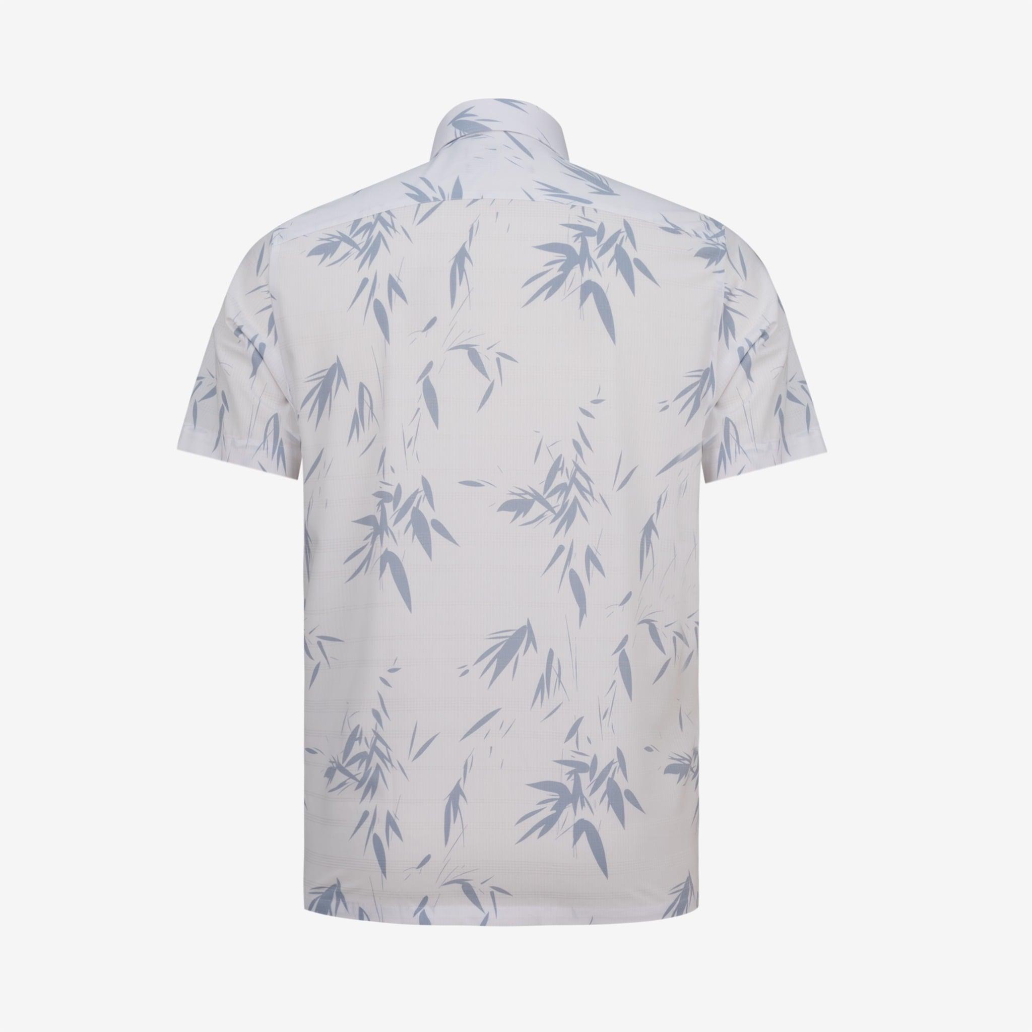 Áo sơ mi nam KHATOCO Tailor Fit ngắn tay A1MN518T2-CNIN727-2703-N