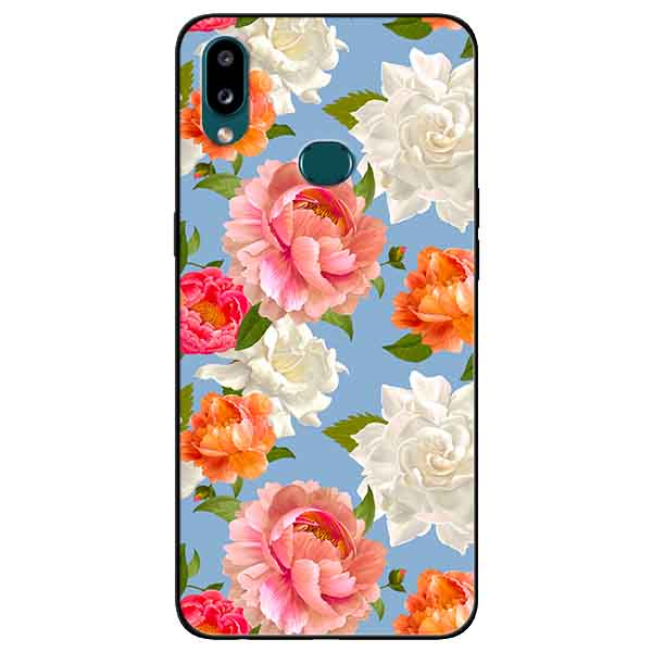 Ốp lưng in cho Samsung A10s Mẫu Hoa Đa Sắc