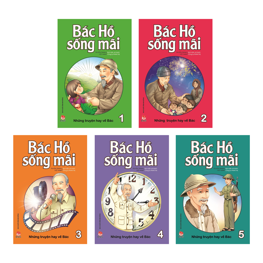 Combo Bác Hồ Sống Mãi (5 cuốn)