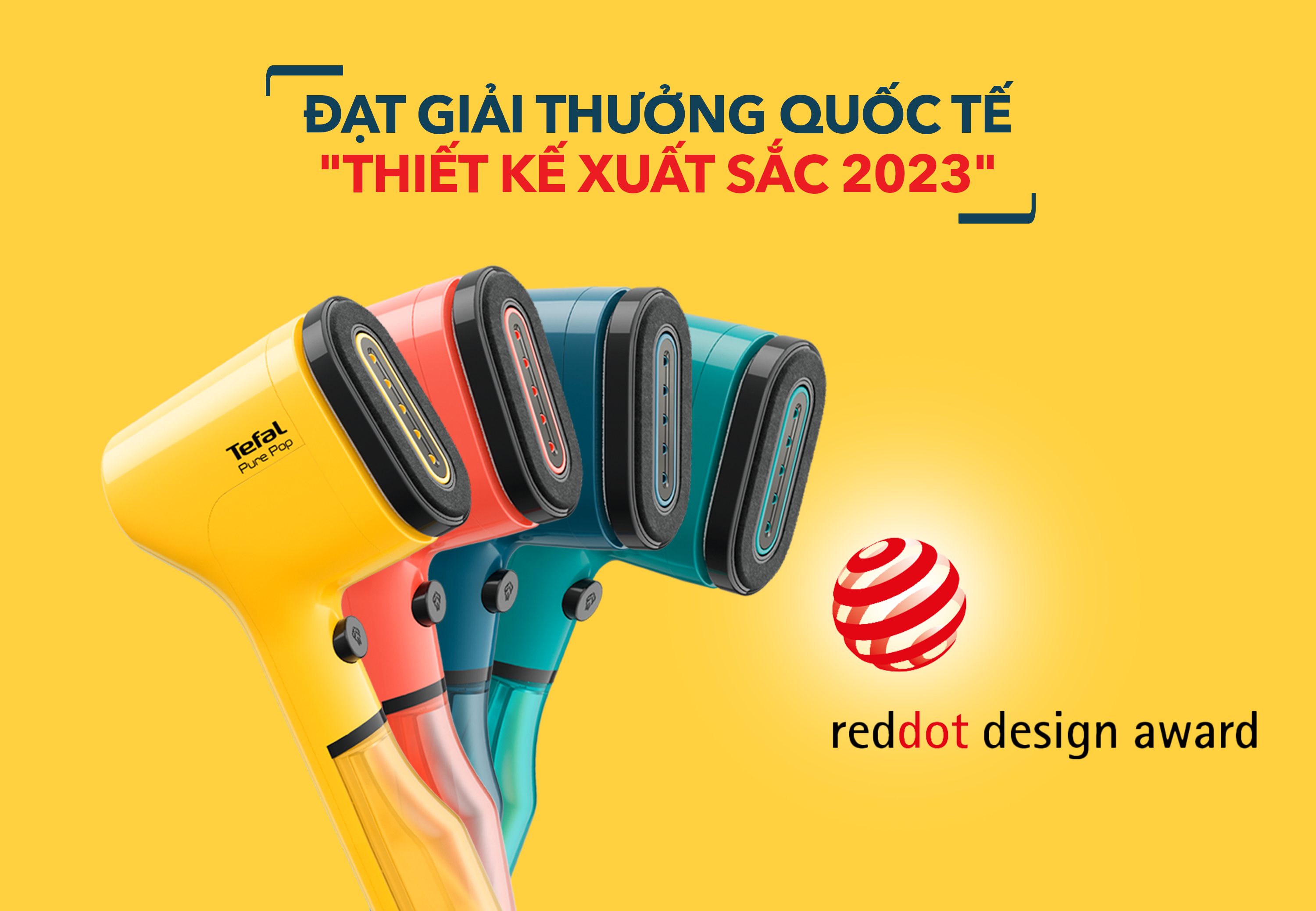 Bàn ủi hơi nước cầm tay Tefal Pure Pop -