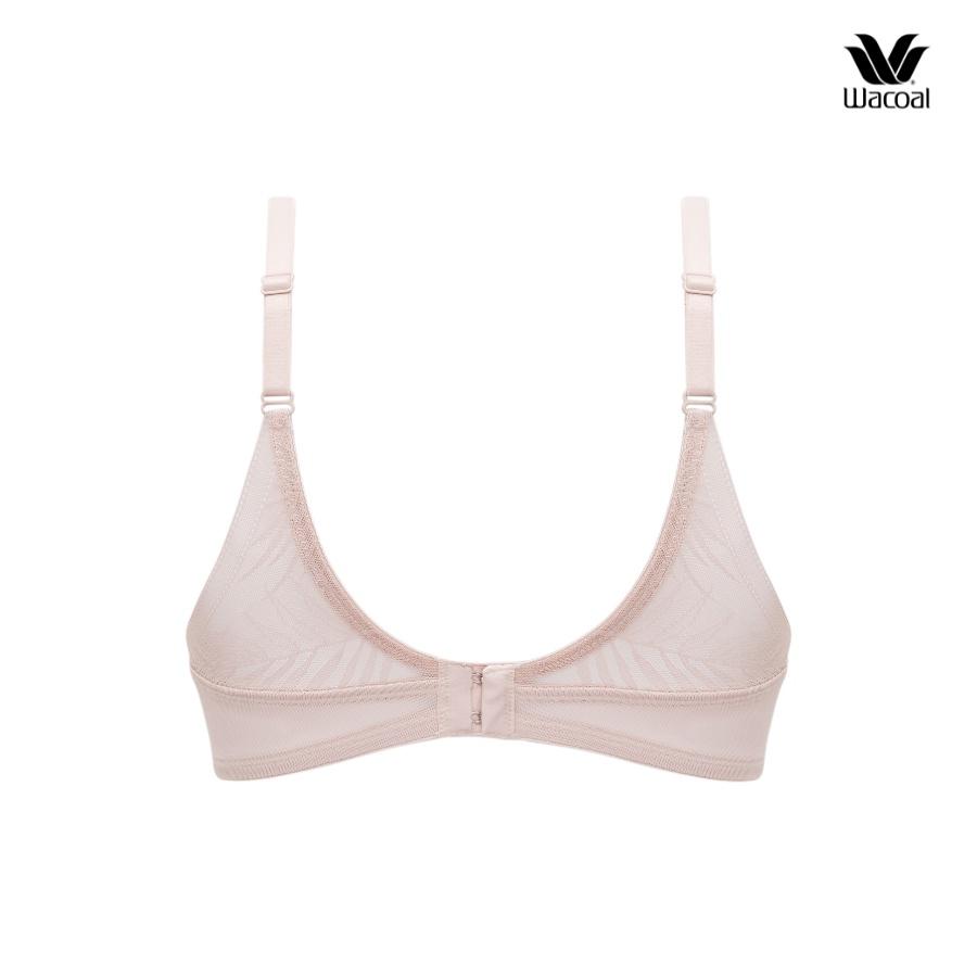 Áo lót Wacoal có gọng, nâng nhẹ, cup 3/4, trơn, dây liền, không mút ILB4953
