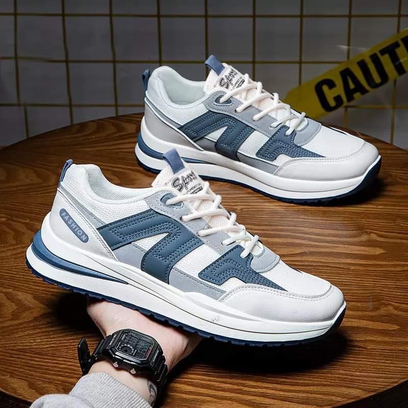 Giày Sneaker Nam, Giày Thể Thao Nam Thoáng Khí Phong Cách Trẻ Trung