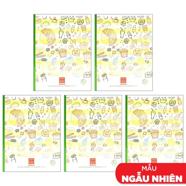 Combo 5 Vở Class Plants - 4 Ly Ngang 96 Trang ĐL 100g/m2 - Hồng Hà 0430