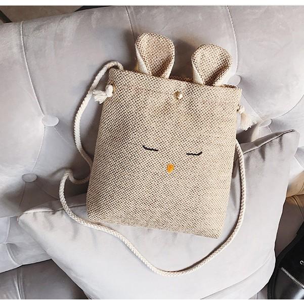 Túi đeo chéo ULZZANG GIRL Hàn Quốc xứ sở kimchi tai thỏ dễ thương