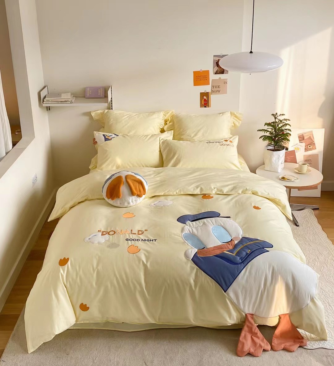 Set chăn ga COTTON LINEN gấu 5 món free tiền máy chun các kích cỡ