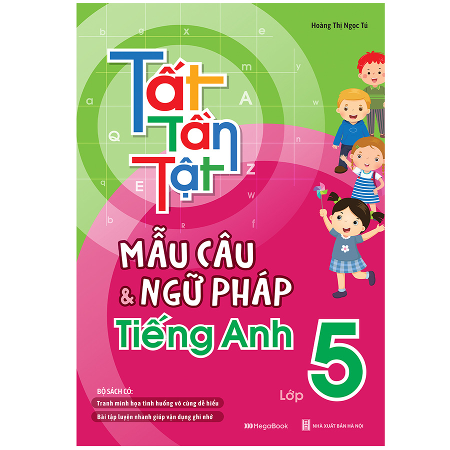 Combo 5 cuốn Tất tần tật mẫu câu và ngữ pháp tiếng Anh 1,2,3,4,5