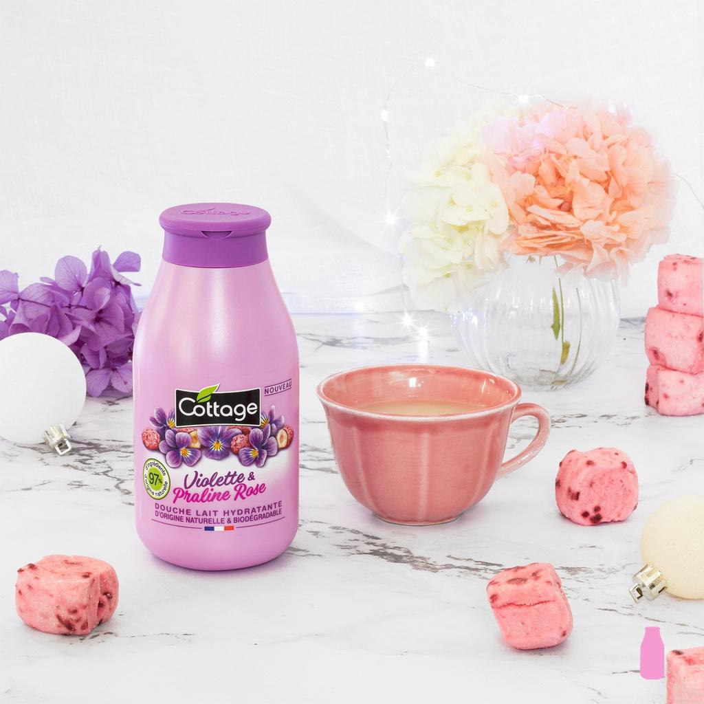 Hương Violet-250ml-Sữa tắm Cottage của Pháp, phân phối chính hãng