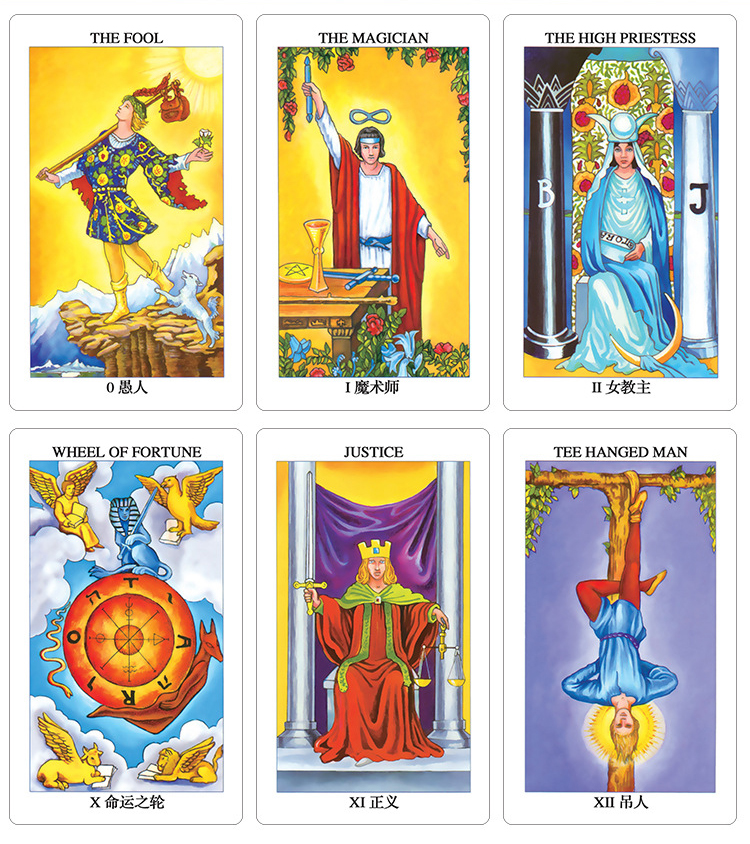 Bộ Bài Bói Radiant Rider-Waite Tarot – Tin Edition Cao Cấp