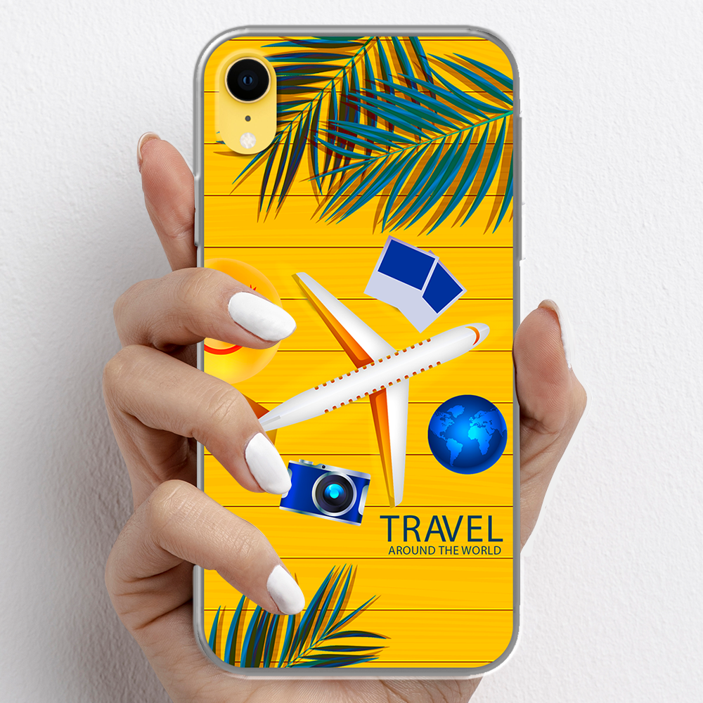 Ốp lưng cho iPhone X, iPhone XR nhựa TPU mẫu Máy bay