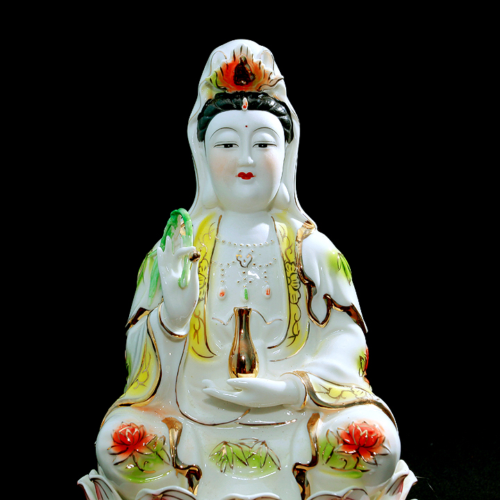 TƯỢNG QUAN ÂM MEN SỨ NGŨ SẮC NHIỀU KÍCH CỠ