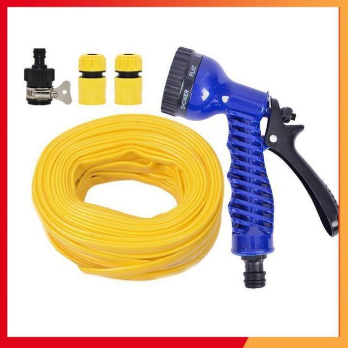 Bộ dây tăng áp 3 lần vòi xịt nước rửa xe, tưới cây loại 3-5m 206843