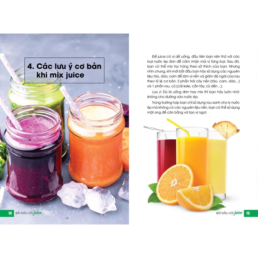 Sách - Nước Ép Từ Thiên Nhiên Tăng Cường Sức Đề Kháng Với Juice - 50 Công Thức Nước Ép Xanh Cho Sức Khỏe Vàng