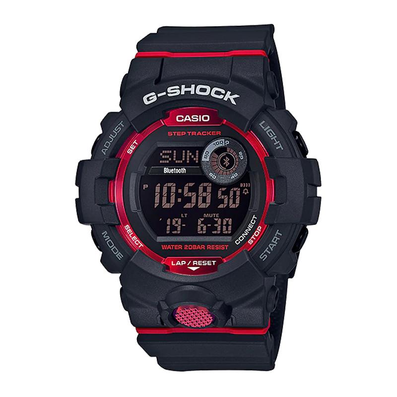 Đồng Hồ Nam Dây Nhựa Casio G-Shock GBD-800-1 Bluetooth - Đếm Bước Chân - Đo Lượng Kcalo Đã Đốt