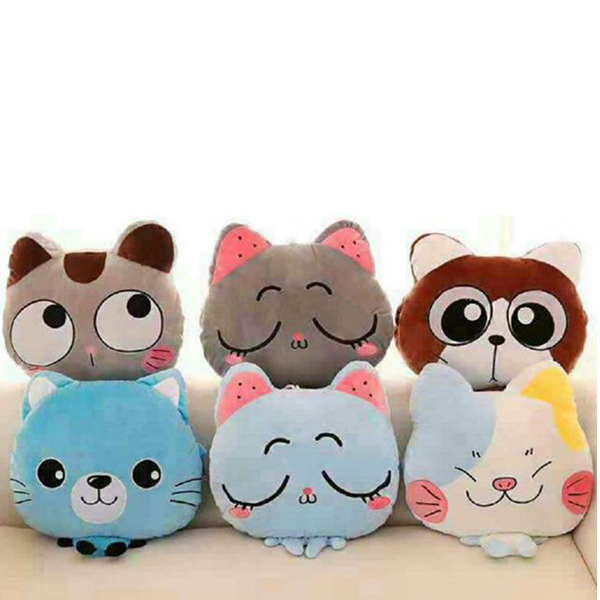 Set gối thú bông kèm chăn