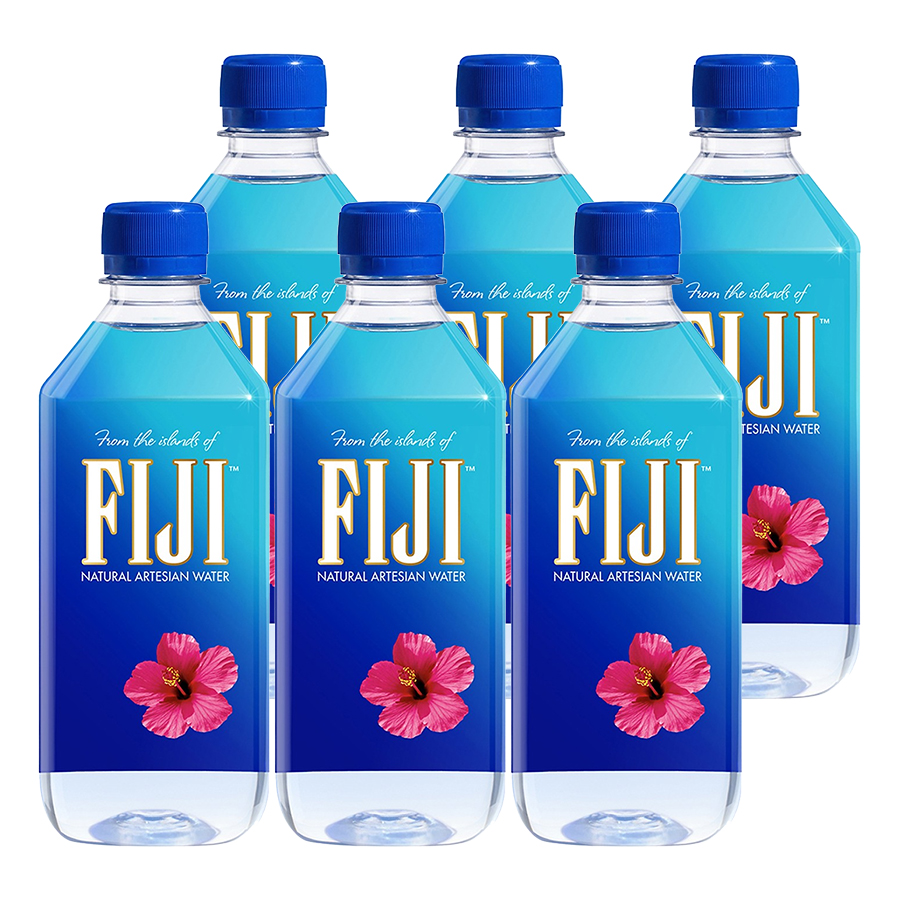 Nước Khoáng Thiên Nhiên Fiji (6 Chai x 500ml)