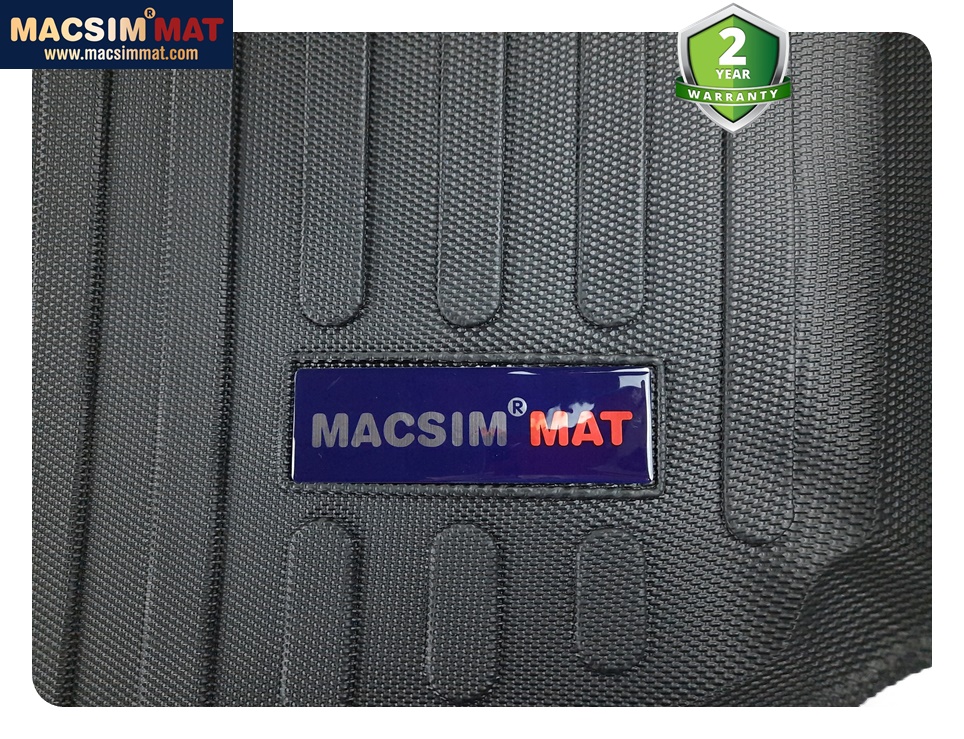 Thảm lót cốp xe ô tô dành cho Maserati Levante 2016-đến nay nhãn hiệu Macsim chất liệu TPV cao cấp màu đen