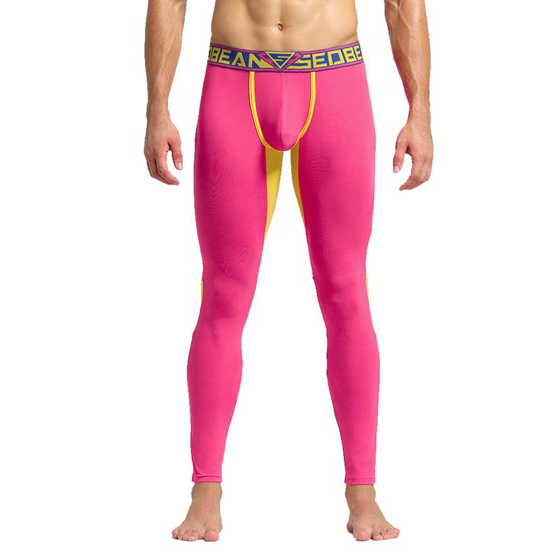 Sexy Nam Dài Ấm Áp Johns Cotton Căng Giãn Nhiệt Đáy Quần Lót Nam Thời Trang Quần Legging Nhà Pijama Dài Quần Dài