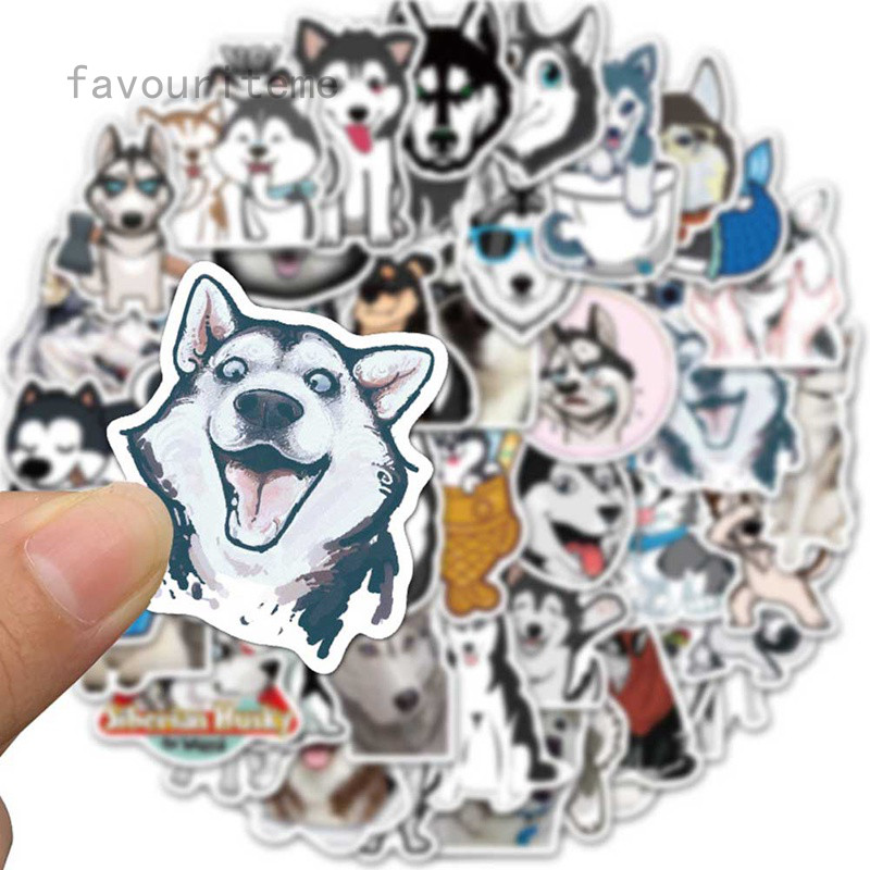 Set 30 Sticker Chó Husky