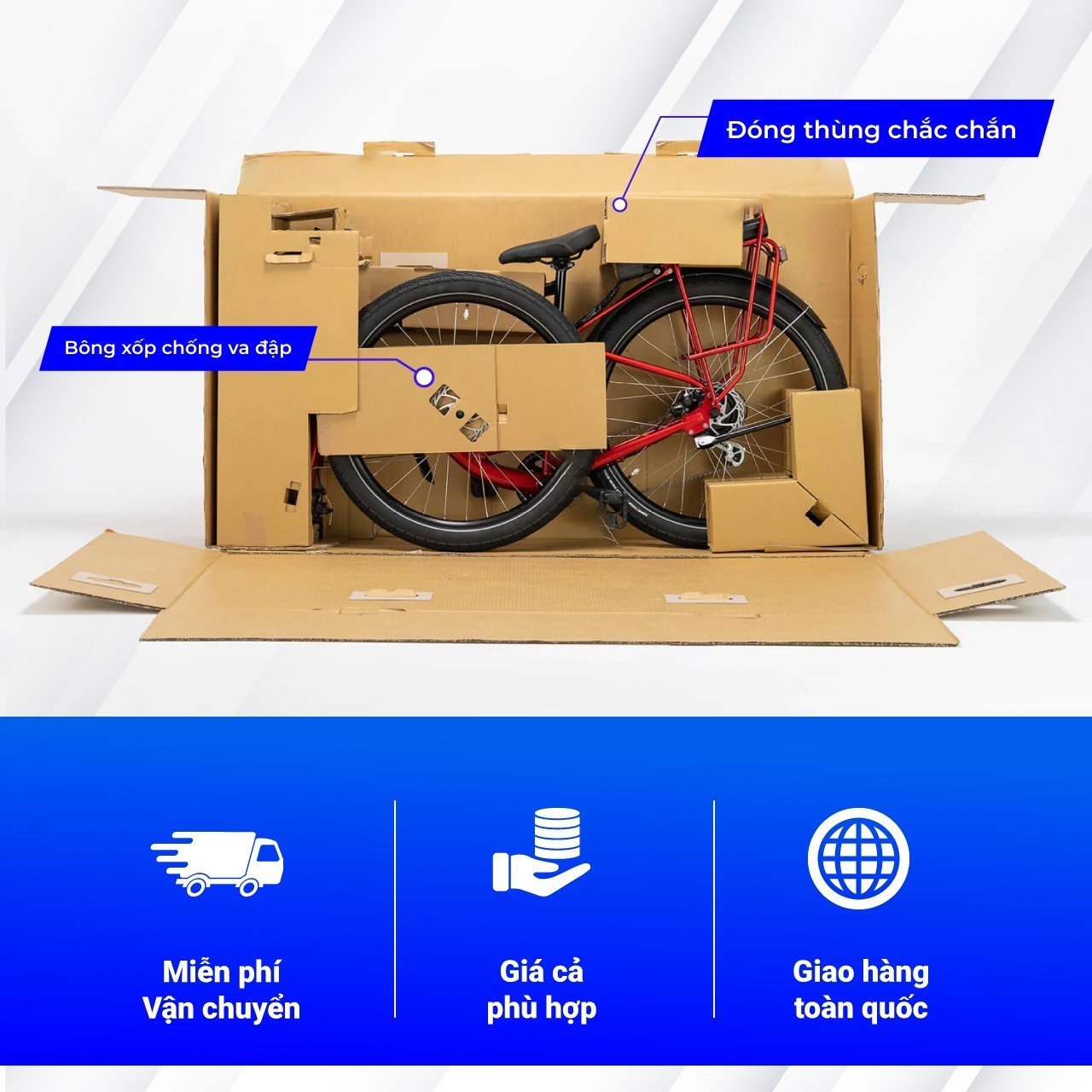 Xe Đạp Địa Hình MTB Vinbike Bora 1 – Phanh Đĩa, Bánh 26 Inches
