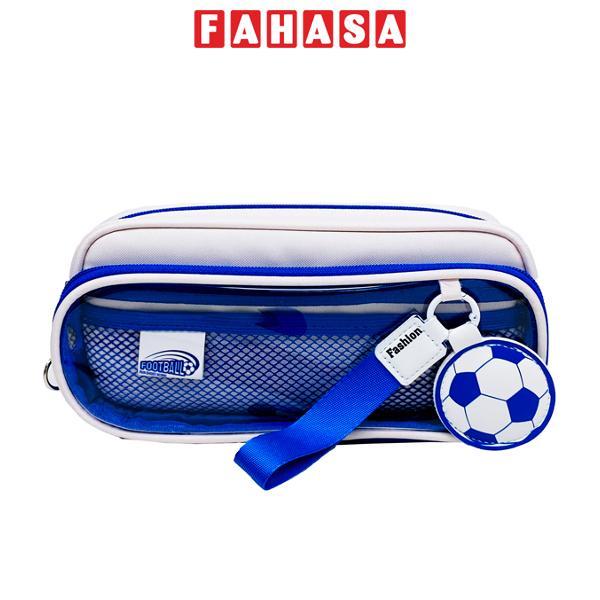 Bóp Viết Vải Thể Thao Football - Yescholar 9405 - Màu Xanh Dương