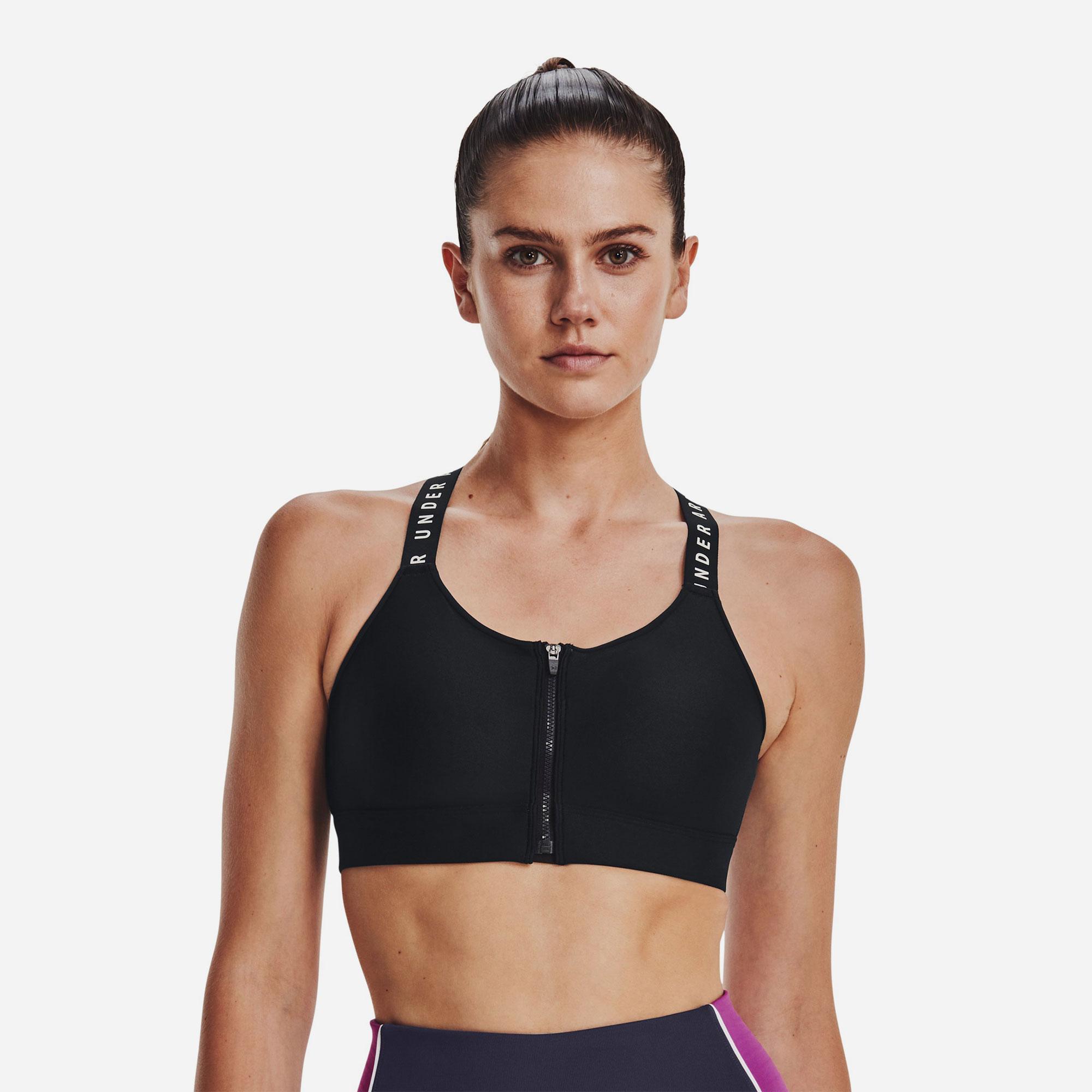 Áo bra thể thao nữ Under Armour Infinity High Bra Zip - 1373860-001