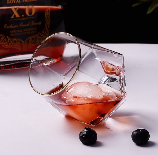 Ly Thủy Tinh Deli Hexagon Rock glass 310ml | Thủy Tinh Cao Cấp