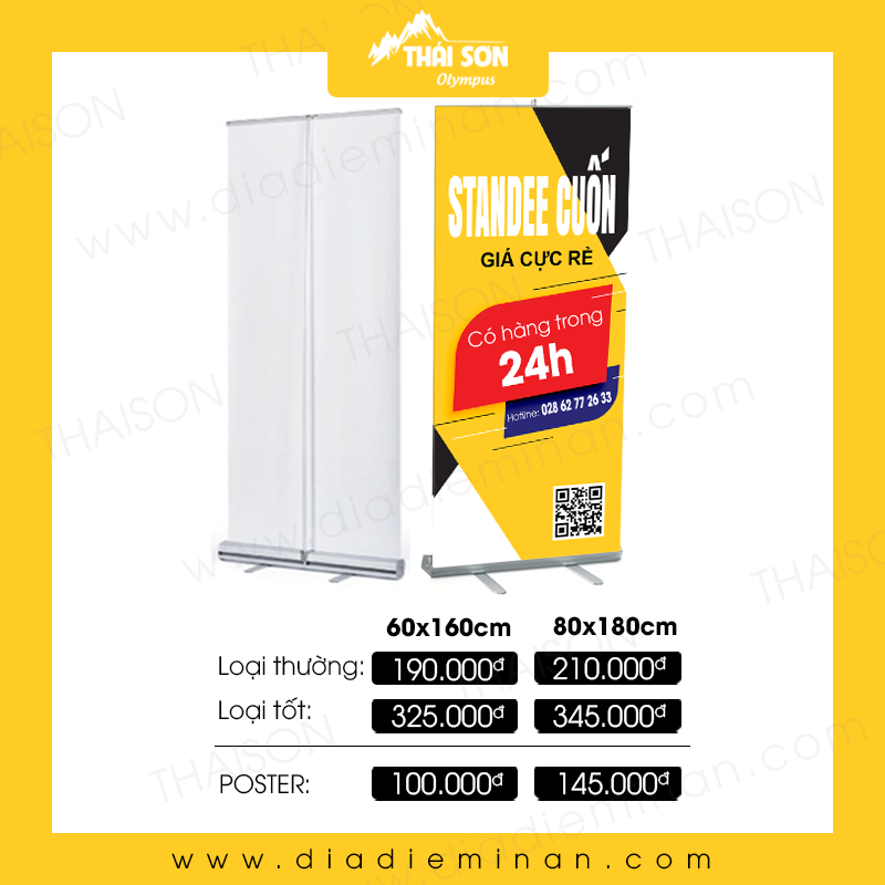 Standee Cuốn - Stanee Cuộn ( quảng cáo)