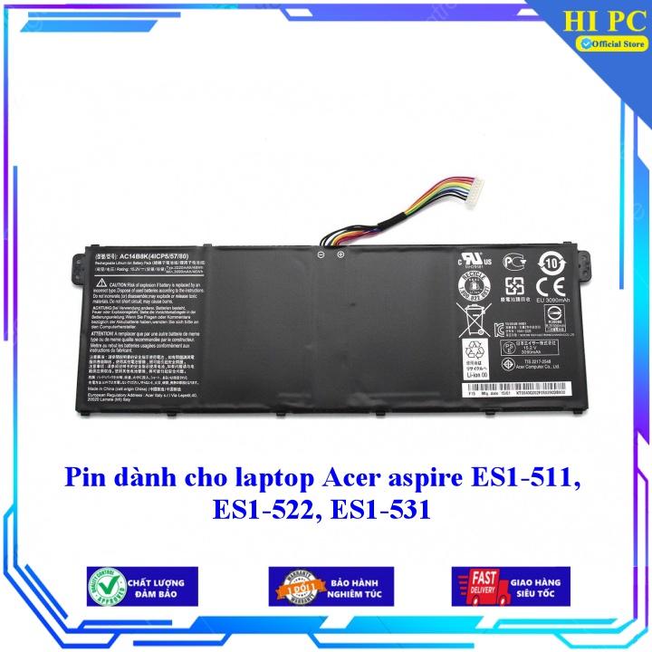 Pin dành cho laptop Acer aspire ES1-511 ES1-522 ES1-531 - Hàng Nhập Khẩu