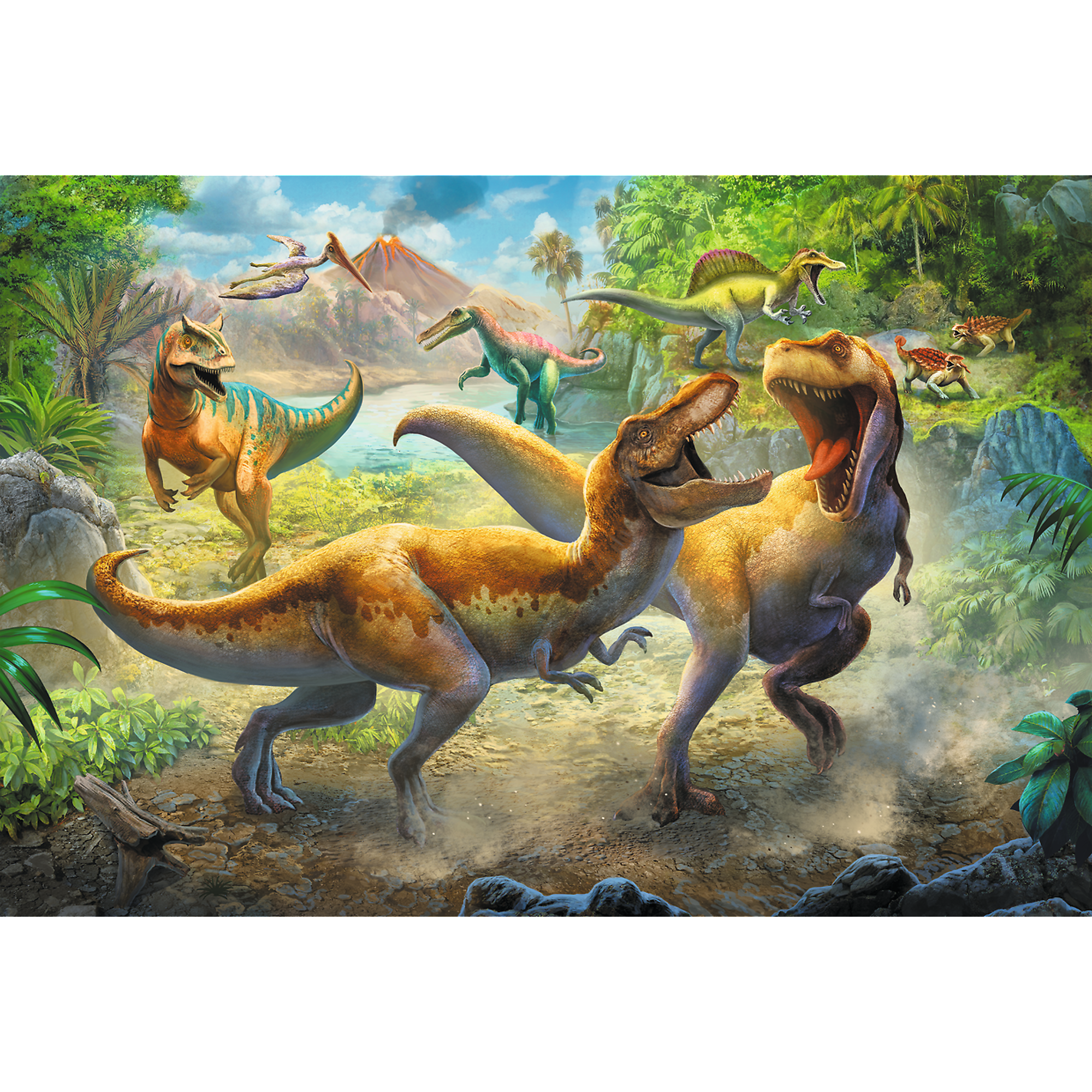 Tranh ghép hình puzzle 160 mảnh Khủng long Tyrannosaurus Trefl 15360