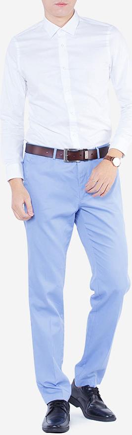 Quần Kaki Nam ALIGRO Màu Xanh Da Trời Chất Liệu Kaki Mềm, Mịn, Không Bai Xù, Co Giãn Tốt, Chuẩn Form, ALGK020