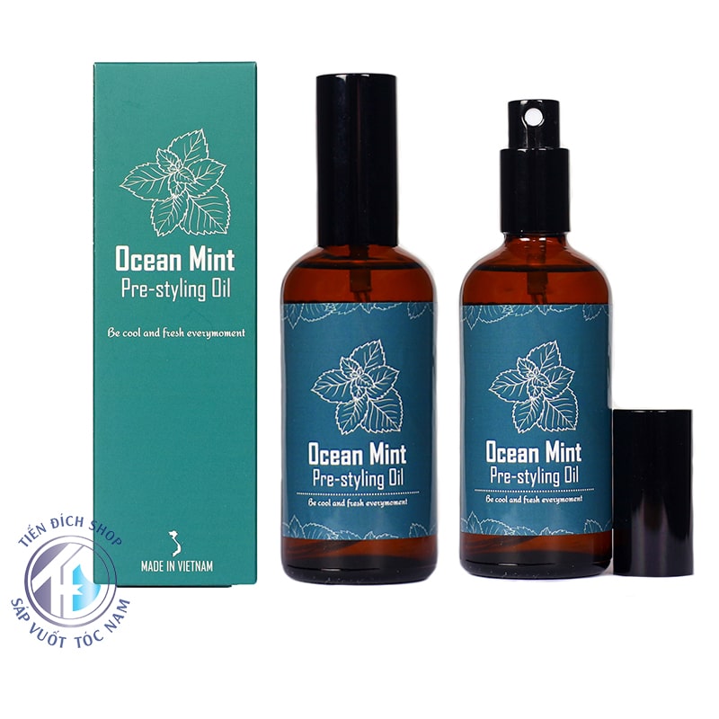 Xịt tạo phồng tóc Ocean Mint Prestyling Oil 100ml chính hãng OCEAN-MINT Việt Nam