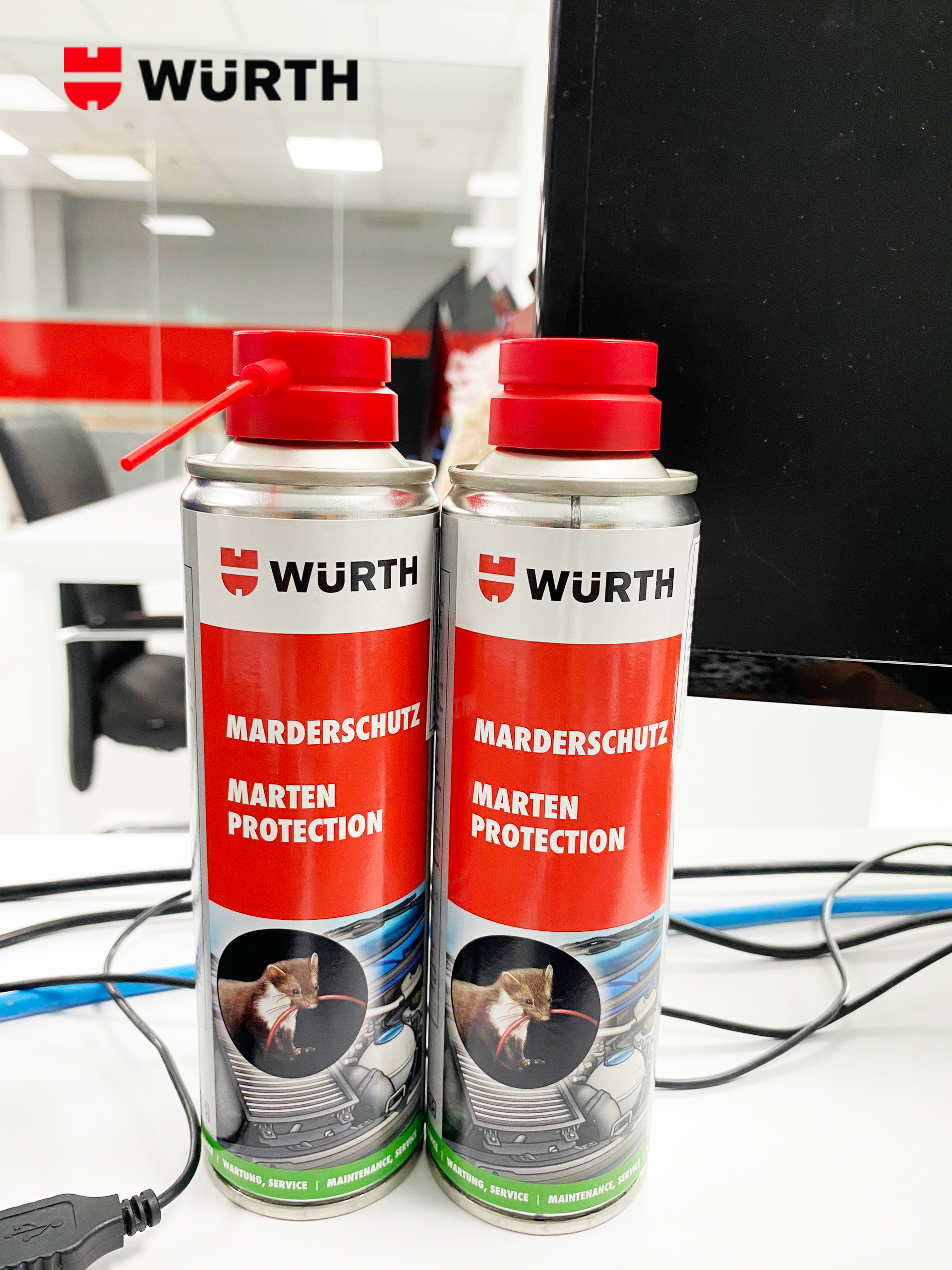 Wurth Chất Phủ Chống Chuột Bảo Vệ Dây Điện Và Khoang Máy 250ml