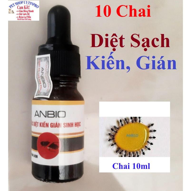 10 CHAI THUỐC DIỆT KIẾN GIÁN Sinh Học ANBIO Chai 10ml Xuất xứ Việt Nam