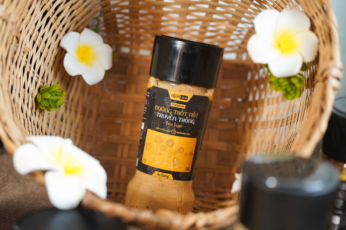 Đường Thốt Nốt Truyền Thống Dạng Bột - Hũ 300g