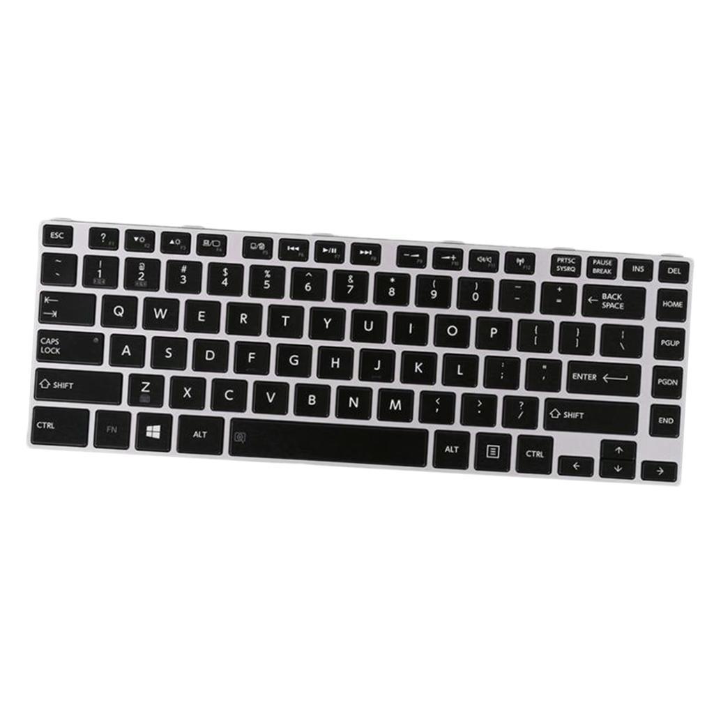 US Keyboard Replacement Repair + Frame + Backlit for  Satellite E40-A